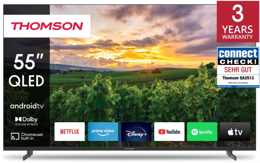 Телевізор Thomson 55QA2S13 (205652) - Уцінка - фото - інтернет-магазин електроніки та побутової техніки TTT