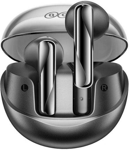 Бездротові навушники QCY T32 AilyBuds Clear TWS Black (224694) - Уцінка - фото - інтернет-магазин електроніки та побутової техніки TTT