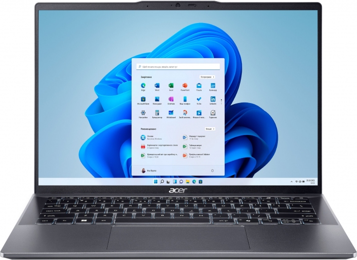 Ноутбук Acer Swift Go 14 SFG14-63-R92Y (NX.KTSEU.004) Steel Gray - фото Ноутбук Acer Swift Go 14 SFG14-63-R92Y (NX.KTSEU.004) Steel Gray - фото - інтернет-магазин електроніки та побутової техніки TTT