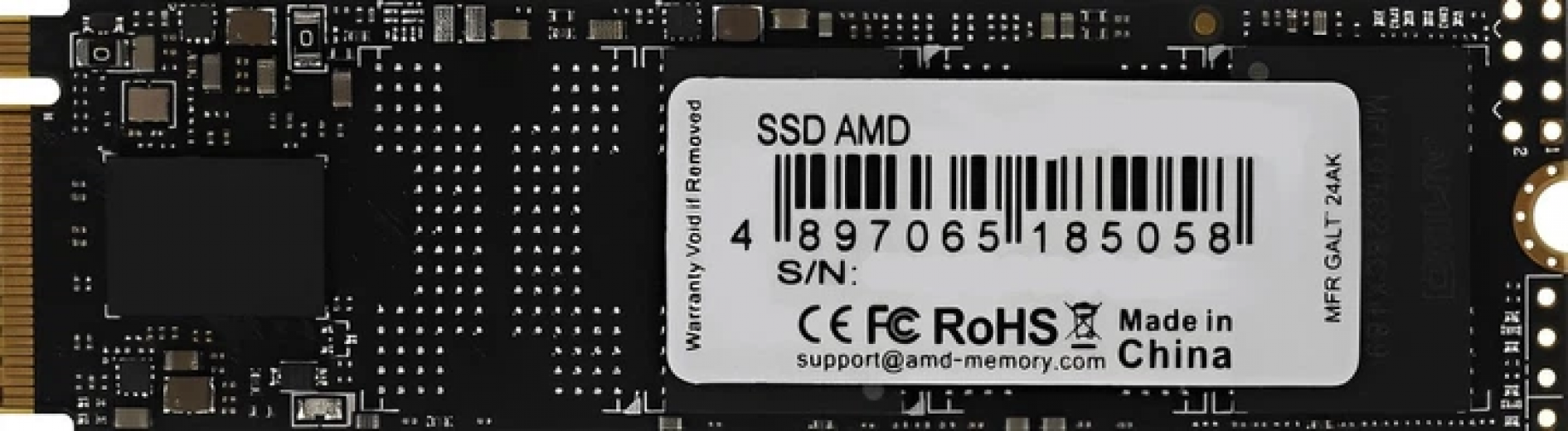 SSD AMD Radeon R3 256G8 M.2 2280 NVMe PCIe 3.0 x4 3D NAND TLC (R3MP30256G8) - фото - интернет-магазин электроники и бытовой техники TTT