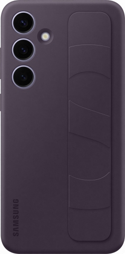 Накладка Samsung Standing Grip для Samsung Galaxy S24 (EF-GS921CEEGWW) Dark Violet - фото - інтернет-магазин електроніки та побутової техніки TTT