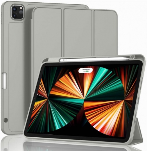 Обкладинка BeCover Direct Charge Pen з кріпленням Apple Pencil для Apple iPad Mini 7 2024 (712461) Gray - фото Обкладинка BeCover Direct Charge Pen з кріпленням Apple Pencil для Apple iPad Mini 7 2024 (712461) Gray - фото - інтернет-магазин електроніки та побутової техніки TTT