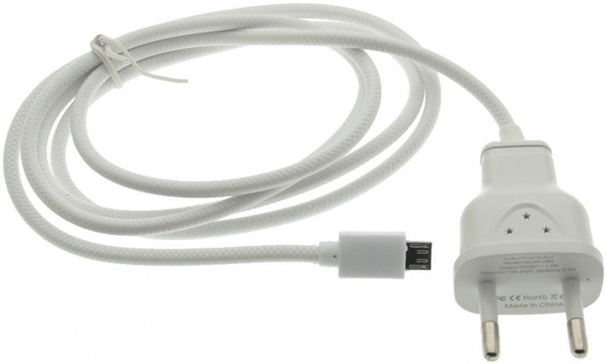 Зарядний пристрій WUW X82 microUSB 1A (WUW-X82) White (113936) - Уцінка - фото - інтернет-магазин електроніки та побутової техніки TTT