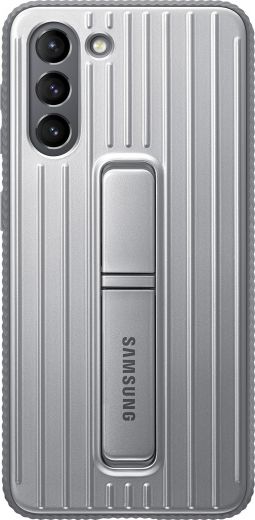 Накладка Samsung Protective Standing Cover для Samsung Galaxy S21 Plus (EF-RG996CJEGRU) Light Gray - фото - інтернет-магазин електроніки та побутової техніки TTT