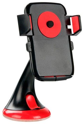 Автодержатель для смартфона Optima RM-C36 (OPT-RMC36-BLCKRD) Black/Red (67566) - Уценка - фото - интернет-магазин электроники и бытовой техники TTT