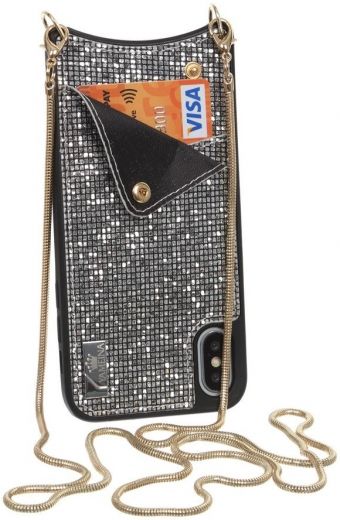 Чохол Glitter Wallet Becover для Apple iPhone Xr (703616) Silver - фото - інтернет-магазин електроніки та побутової техніки TTT