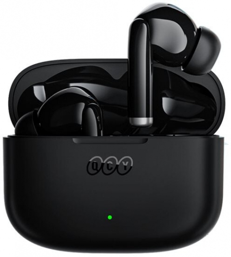 Бездротові навушники QCY T19 Black (187211) - Уцінка - фото - інтернет-магазин електроніки та побутової техніки TTT