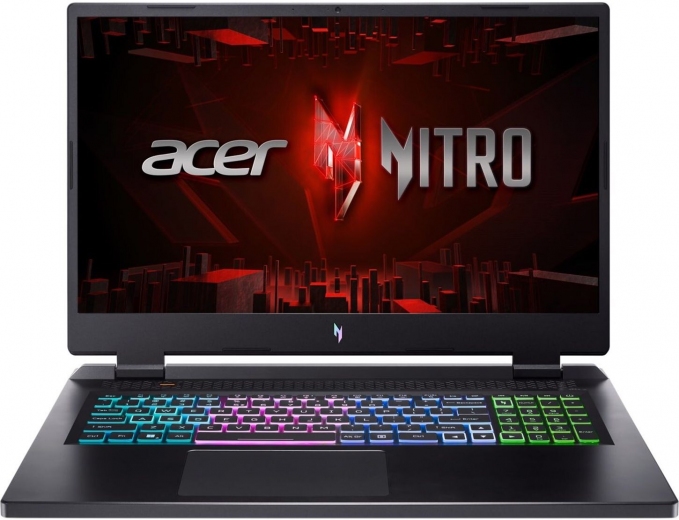 Ноутбук Acer Nitro 17 AN17-42-R9VX (NH.QSEEU.002) Obsidian Black - фото - интернет-магазин электроники и бытовой техники TTT