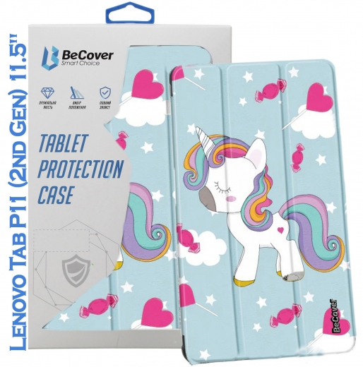 Чехол-книжка BeCover Smart Case для Lenovo Yoga Tab 11 YT-706F (708721) Unicorn - фото Чехол-книжка BeCover Smart Case для Lenovo Yoga Tab 11 YT-706F (708721) Unicorn - фото - интернет-магазин электроники и бытовой техники TTT