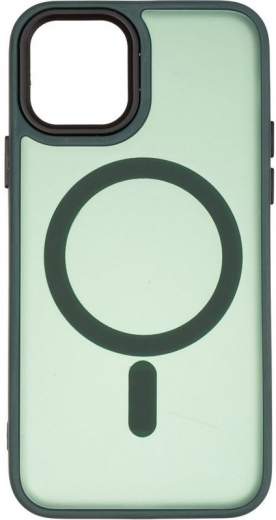 Чохол Gelius Color Bumper Case (MagSafe) для iPhone 15 Green - фото - інтернет-магазин електроніки та побутової техніки TTT