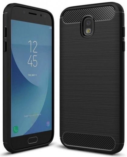 Накладка iPaky TPU Shockproof Lasi Series Samsung J8 (2018) Black - фото - інтернет-магазин електроніки та побутової техніки TTT