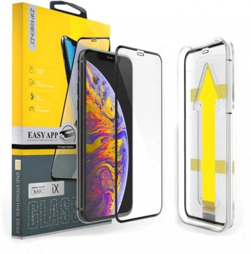 Захисне скло Zifriend Full Glue & Cover для Apple iPhone Xs Max (BC_703204) Black - фото - інтернет-магазин електроніки та побутової техніки TTT