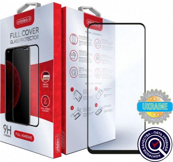 Защитное стекло Intaleo Full Glue для Realme 6 Pro Black - фото - интернет-магазин электроники и бытовой техники TTT