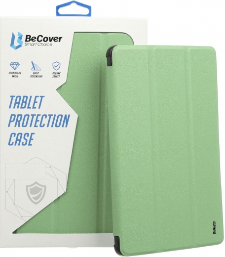 Обложка BeCover Tri Fold Soft TPU с креплением Apple Pencil для Apple iPad Air 4 10.9 2020/2022 (706750) Green - фото - интернет-магазин электроники и бытовой техники TTT