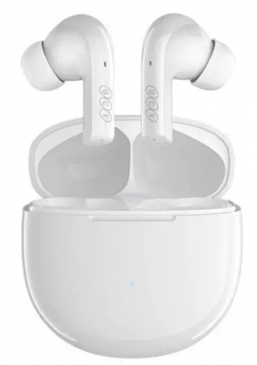 Беспроводные наушники QCY T18 White (187210) - Уценка - фото Беспроводные наушники QCY T18 White (187210) - Уценка - фото - интернет-магазин электроники и бытовой техники TTT