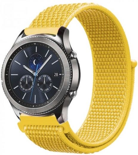 Ремешок BeCover Nylon Style для Huawei Watch GT 2 42mm (705845) Yellow - фото - интернет-магазин электроники и бытовой техники TTT
