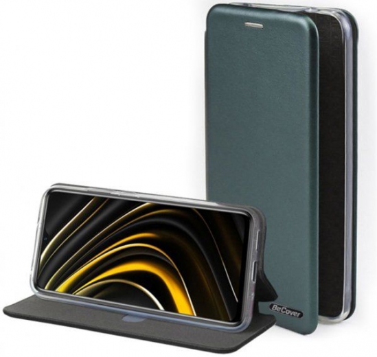 Чехол-книжка BeCover Exclusive для Xiaomi Redmi 10A (707950) Dark Green - фото - интернет-магазин электроники и бытовой техники TTT