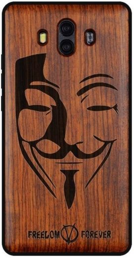 Накладка Boogic Wooden iPhone X V mask - фото - интернет-магазин электроники и бытовой техники TTT