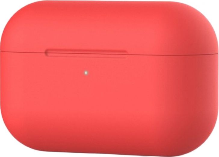Чехол Ultrathin Silicone Case для Apple AirPods Pro Red - фото - интернет-магазин электроники и бытовой техники TTT