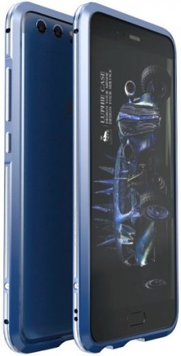 Бампер Luphie Protection Huawei P10 Plus Blue - фото - інтернет-магазин електроніки та побутової техніки TTT