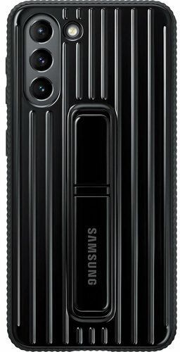 Накладка Samsung Protective Standing Cover для Samsung Galaxy S21 Plus (EF-RG996CBEGRU) Black - фото - інтернет-магазин електроніки та побутової техніки TTT