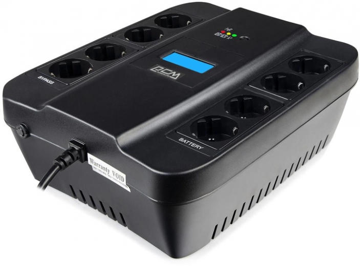 ДБЖ Powercom SPD-900U LCD (SPD-900U.LCD) - фото - інтернет-магазин електроніки та побутової техніки TTT