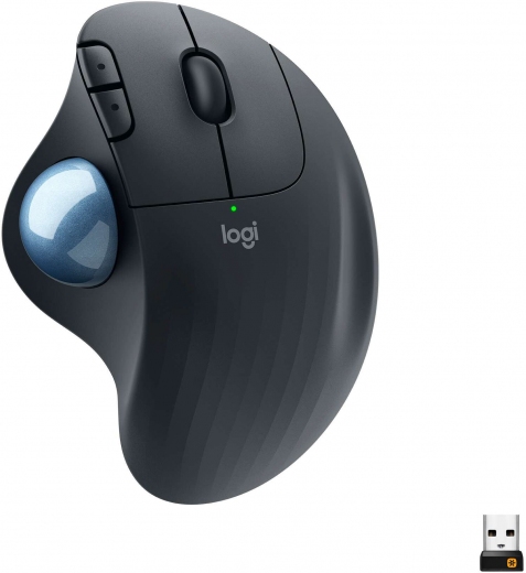 Мышь Logitech Ergo M575 Mouse (910-006221) Graphite - фото Мышь Logitech Ergo M575 Mouse (910-006221) Graphite - фото - интернет-магазин электроники и бытовой техники TTT