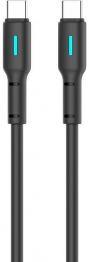 Кабель Gelius Pro Lumin Lamp GP-UC100 60W Type-C - Type-C Black (183829) - Уцінка - фото - інтернет-магазин електроніки та побутової техніки TTT