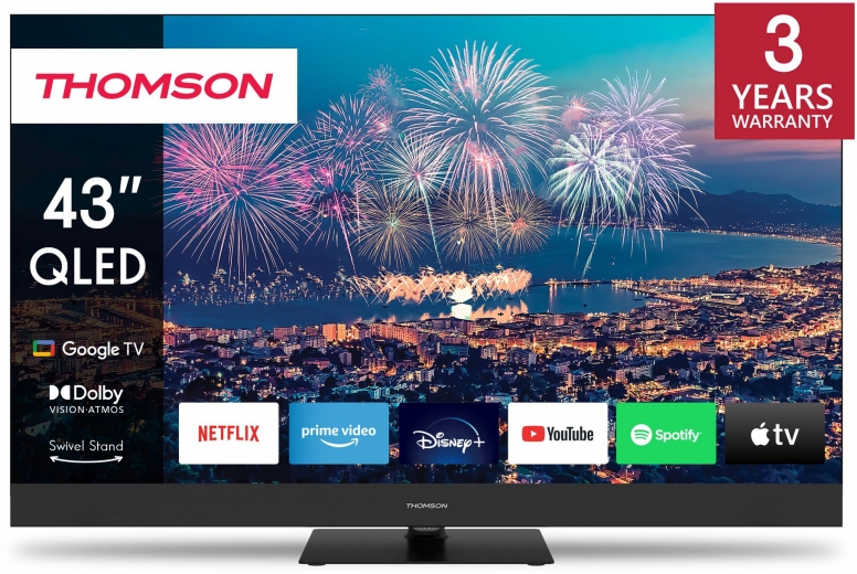 Телевізор Thomson QLED 43QG6C14 - фото Телевізор Thomson QLED 43QG6C14 - фото - інтернет-магазин електроніки та побутової техніки TTT