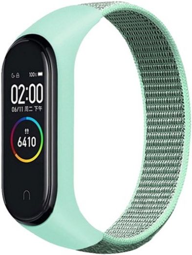 Ремінець BeCover Nylon Style для Xiaomi Mi Band 5 (BC_705426) Mint - фото - інтернет-магазин електроніки та побутової техніки TTT