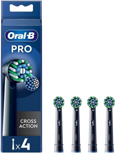 Набор зубных насадок Braun Oral-B Pro Cross Action EB 50 BRX (4 шт.) - фото - интернет-магазин электроники и бытовой техники TTT