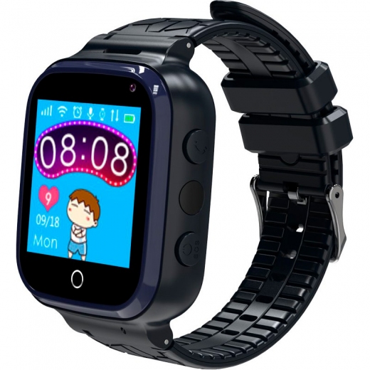 Смарт-годинник Gelius GP-PK007 (Ocean) з GPS трекером Black - фото - інтернет-магазин електроніки та побутової техніки TTT