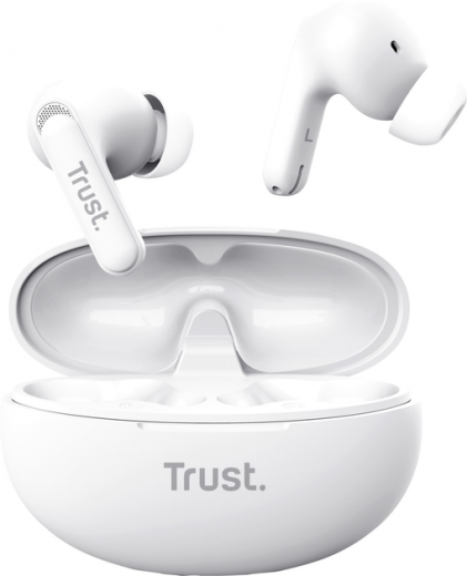 Наушники Trust Yavi ENC (TR25172) White  - фото Наушники Trust Yavi ENC (TR25172) White  - фото - интернет-магазин электроники и бытовой техники TTT