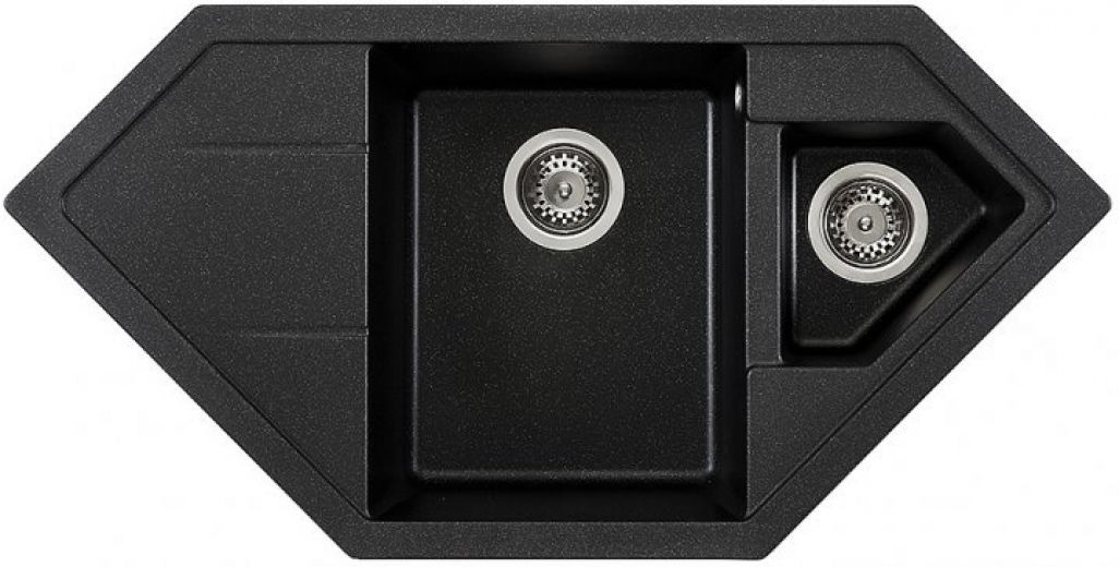 Кухонная мойка INTERLINE INDIGO black - фото Кухонная мойка INTERLINE INDIGO black - фото - интернет-магазин электроники и бытовой техники TTT