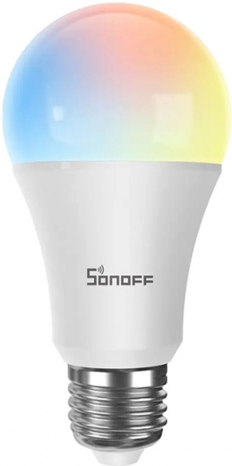 Розумна світлодіодна лампа Sonoff Wi-Fi E27 (9W RGBCW) (B05-BL-A60) - фото - інтернет-магазин електроніки та побутової техніки TTT