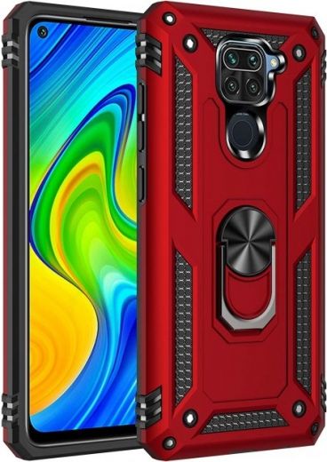 Панель BeCover Military для Xiaomi Redmi Note 9 / 10X (705584) Red  - фото - интернет-магазин электроники и бытовой техники TTT