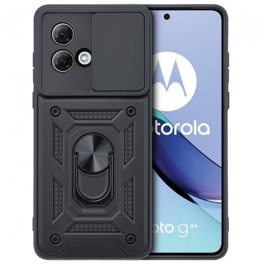 Панель BeCover Military для Motorola Moto G84 (710675) Black - фото - интернет-магазин электроники и бытовой техники TTT