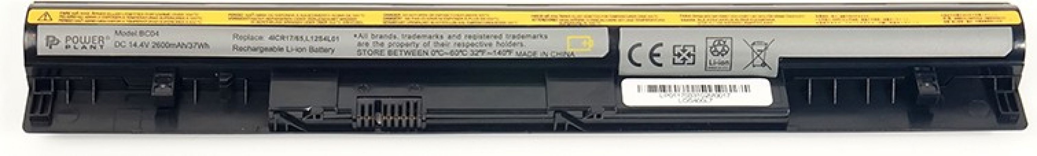 Аккумулятор PowerPlant для IBM/Lenovo IdeaPad S400 Series LOS400L7 (14.4V/2600mAh/4Cells) (NB480333) - фото - интернет-магазин электроники и бытовой техники TTT