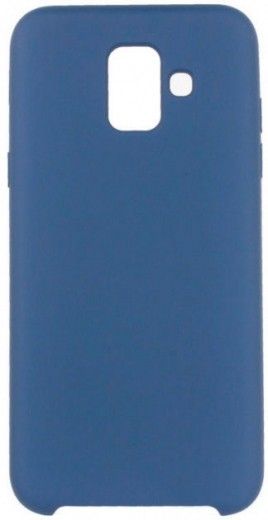 Панель Original Soft Case Samsung Galaxy A600 (A6 2018) Dark Blue - фото - інтернет-магазин електроніки та побутової техніки TTT