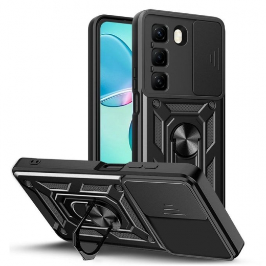 Панель BeCover Military для Infinix Hot 50 Pro Plus 4G (X6880) (713526) Black - фото - інтернет-магазин електроніки та побутової техніки TTT