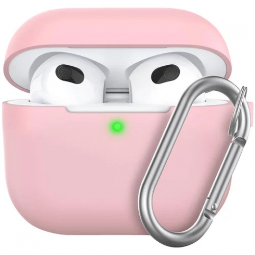 Чехол KeyBudz Elevate Series Keychain for Apple AirPods 3 (AP3_S5_BPK) Blush Pink - фото - интернет-магазин электроники и бытовой техники TTT