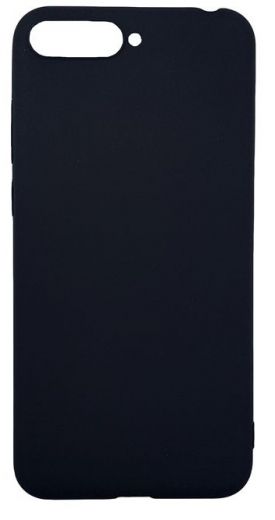 Накладка Silicon case Honor 7A PRO/ Huawei Y6 2018 Navy - фото - інтернет-магазин електроніки та побутової техніки TTT