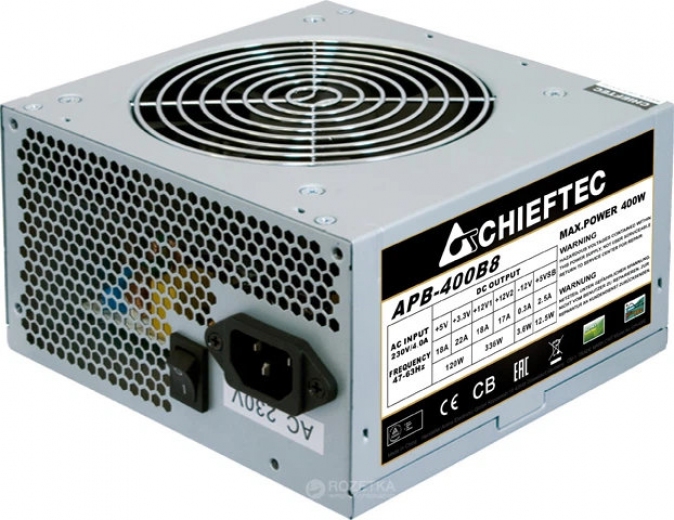 Блок питания Chieftec Value APB-400B8 400W - фото - интернет-магазин электроники и бытовой техники TTT
