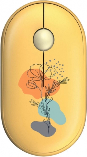 Мышь 2E MF300 FLORA:POPPY Silent WL BT (2E-MF300WFLORAYW) Yellow - фото - интернет-магазин электроники и бытовой техники TTT