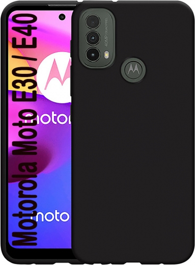 Cиліконовий чохол BeCover для Motorola Moto E30 / E40 (707987) Black - фото - інтернет-магазин електроніки та побутової техніки TTT