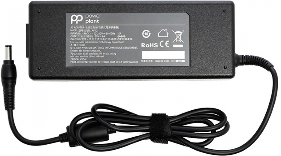 Блок питания PowerPlant для ноутбука Acer 5.5х2.5 мм (20V 120W 6A) (AC120H5525) - фото - интернет-магазин электроники и бытовой техники TTT