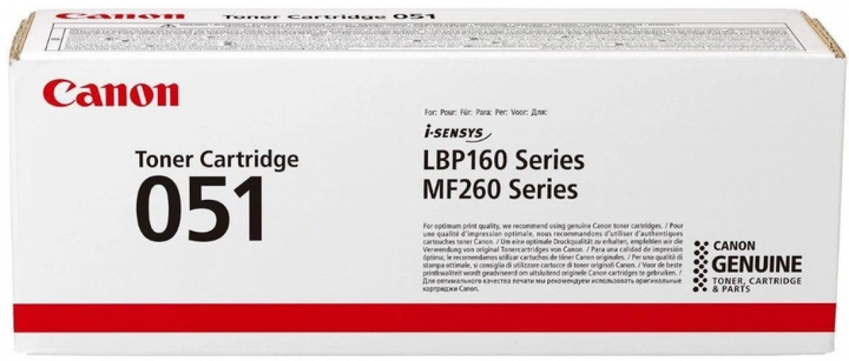 Тонер-картридж Canon 051 (2168C002) Black  - фото - интернет-магазин электроники и бытовой техники TTT