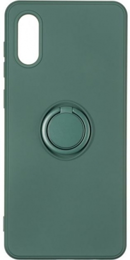 Чохол-накладка Gelius Ring Holder Case для Samsung Galaxy A02 Dark Green - фото - інтернет-магазин електроніки та побутової техніки TTT