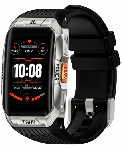 Смарт-часы Kospet Tank X2 Ultra Silver - фото - интернет-магазин электроники и бытовой техники TTT