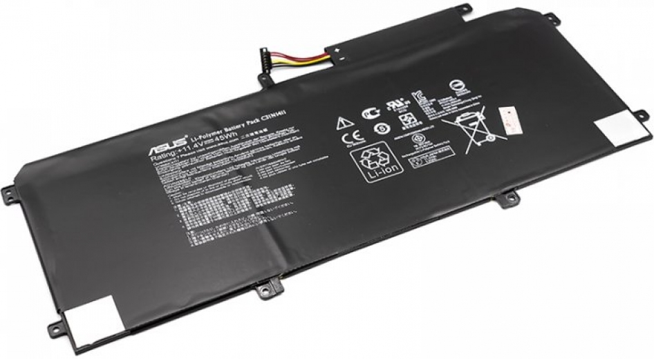 Акумулятор Asus для ноутбуків Asus Zenbook UX305 (C31N1411) 11.4 V 3125 mAh (NB430901) - фото - інтернет-магазин електроніки та побутової техніки TTT